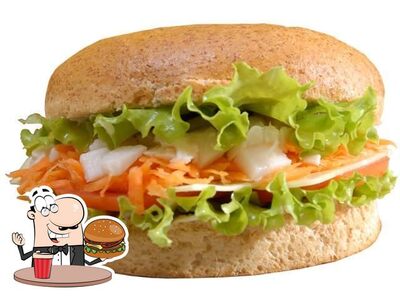 Delicie-se com um hambúrguer no Lanches