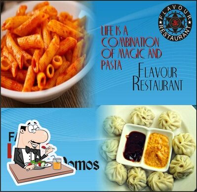 Food at Flavour restaurant