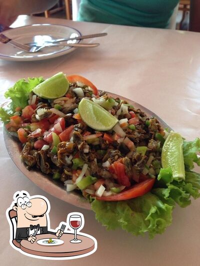 Comida em Travessia Beach Bar