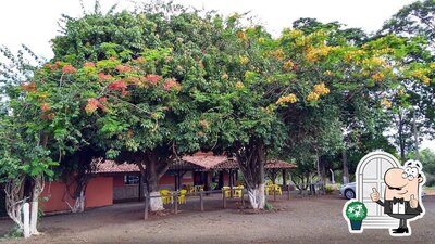 Você pode espairecer no exterior Restaurante do Pedrinho