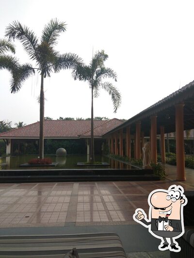 You can get some fresh air at the outside area of Banyan Tree - The Taste of Asia