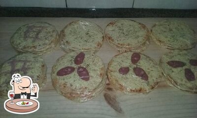 Comida em Pizza do Luiz