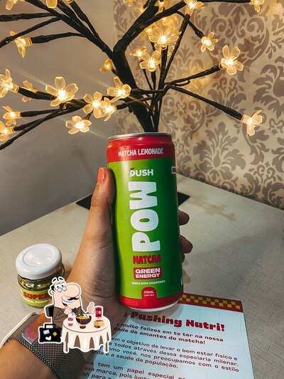 Comida em Push Matcha