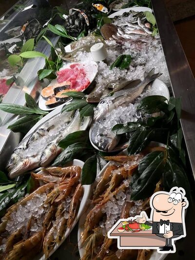 Da Basilio Ristorante :D offre une sélection derepas à base de fruits de mer