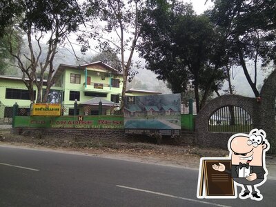 You can get some fresh air outside Eco Paradise, Tourist Cafeteria