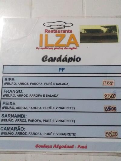 A marca do Restaurante da Ilza