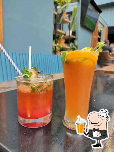 Enjoy a drink at Bora bora