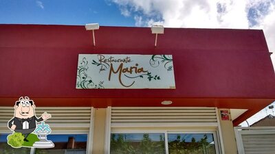 a área exterior é uma característica importante do Restaurante da Maria