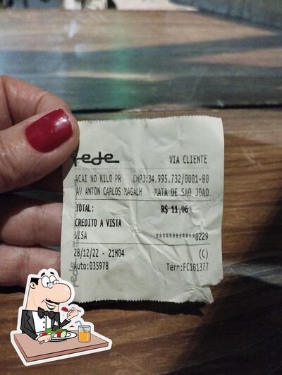 Comida em Açaí no kilo