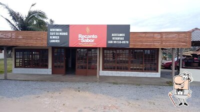 O exterior do Recanto do Sabor