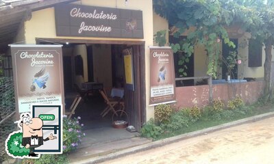 Desfrute da vista da área externa do Chocolateria Jacovine