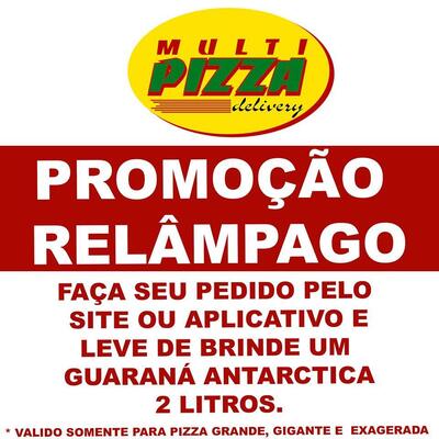 A representação visual da marca do MultiPizza Gaspar Gaspar SC