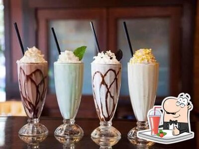 You can enjoy a drink from the menu