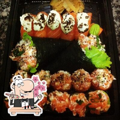 Prove diversas opções de sushi