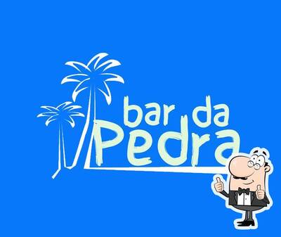 A representação visual da marca do Bar da Pedra