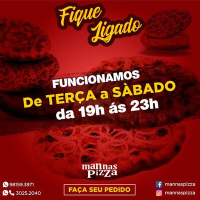 Veja as informações sobre o Mannas Pizza
