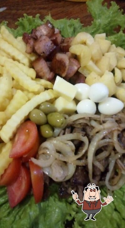 Comida em Restaurante E Pizzaria Tijuco Preto