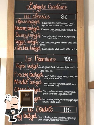 Découvrez le menu du jour sur le tableau