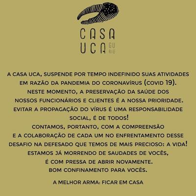 Aqui está a publicidade do Casa Uca