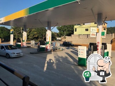 a área exterior é uma característica importante do Posto Primeiro vermelho - Grupo Nazarão