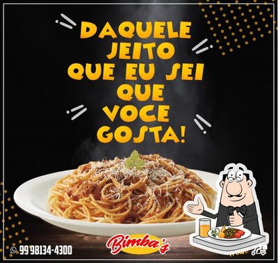 Comida em Bimba's Lanche