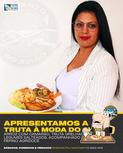 Platos en Recanto do Avião - Restaurante em Piracaia SP