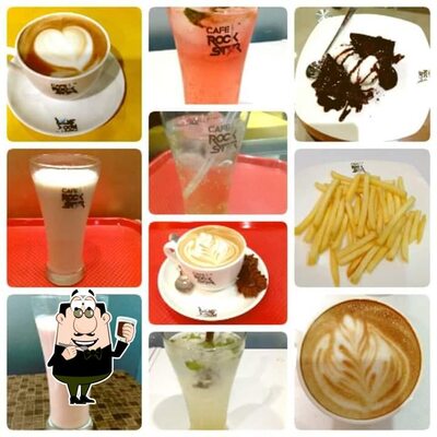 Enjoy a beverage at Cafe