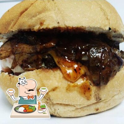 Comida em Black Buffalo Burger