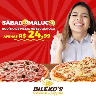Aqui está a publicidade do Bileko's