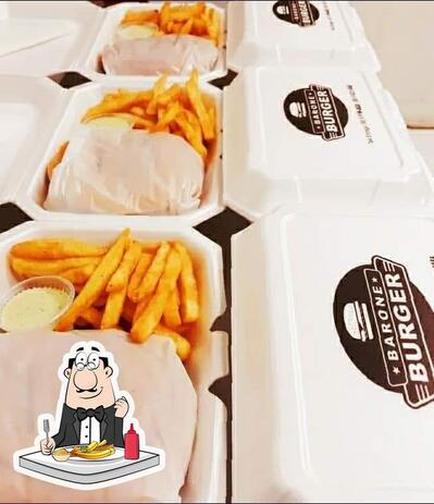 At Barone Burger Ijuí RS you can taste finger chips