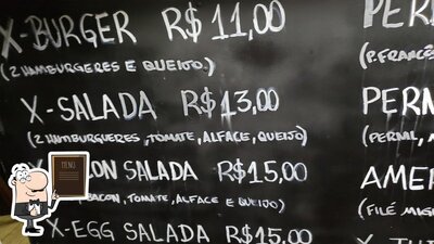 O Bauru na Praça apresenta um menu de quadro negro