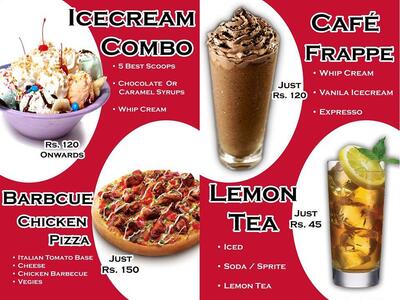 Here’s the advertisement of Hot & Cold Cafe
