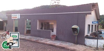 Desfrute da vista da área externa do Mercearia Esser