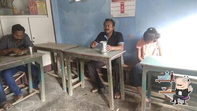 The interior of Ganesh Tiffin Center(Panthulugari Hotel)