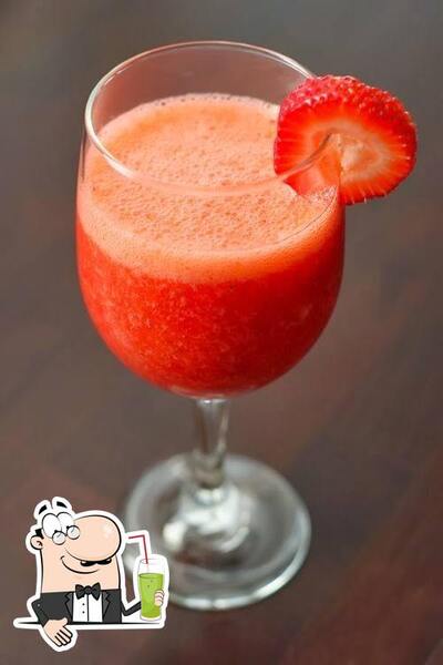 You can enjoy a drink from the menu