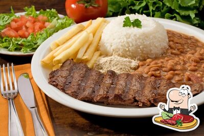 Dê uma olhada na escolha de refeições de carne