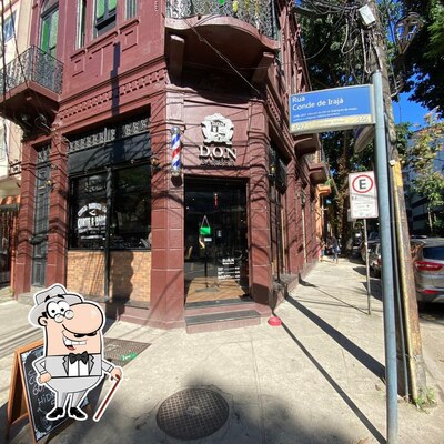 O exterior do Barbearia - D.O.N Barber Beer - Botafogo
