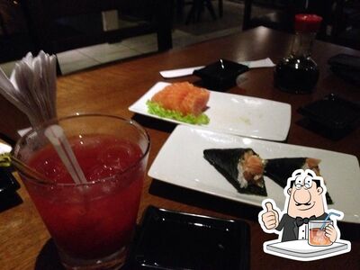 Peça uma bebida no Sushi Umi