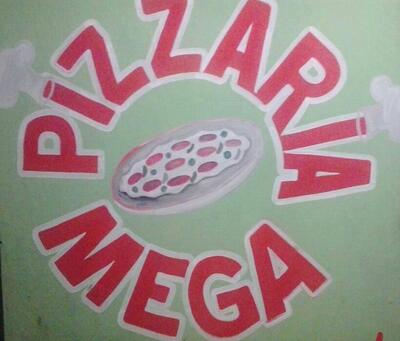 A representação visual da marca do Pizzaria mega Barra do Corda MA