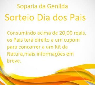 Veja as informações sobre o Soparia e Marmitaria da Genilda Santa Rita PB