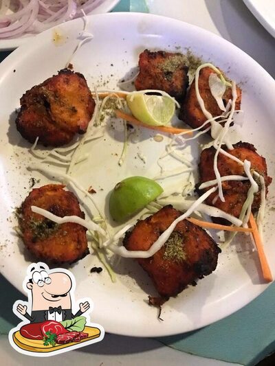 Enjoy the selection of meat dishes
