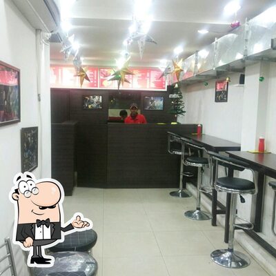 The interior of Kathi Junction