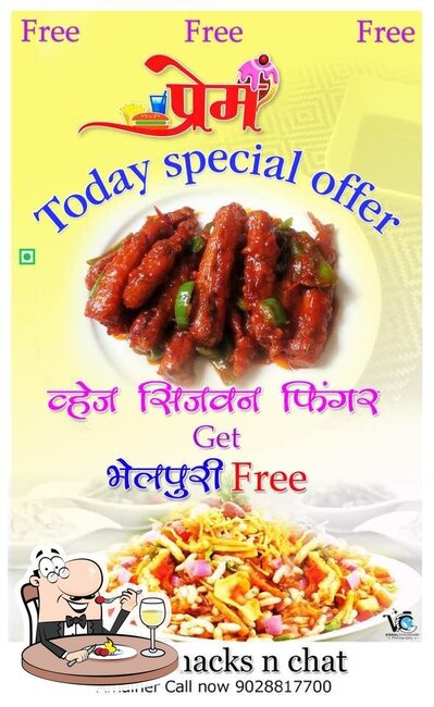 Food at Prem snacks n chaat