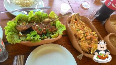 Comida em Rest.Lagoa Dourada