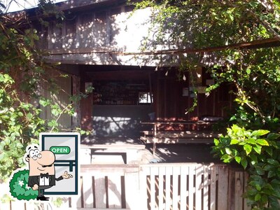 Desfrute da vista da área externa do Bar Do Nivaldo