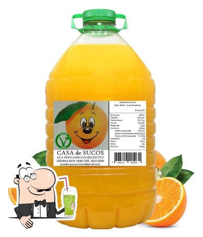 Experimente diversos bebidas servidos no CASA de SUCOS
