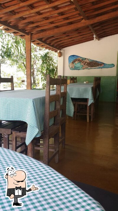 O interior do Bar e Restaurante Avelino