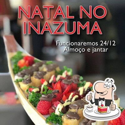 Não esqueça de pedir uma sobremesa no Inazuma Sushi