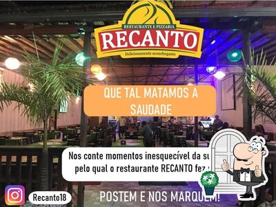 a parte exterior é uma característica importante do Restaurante e Pizzaria Recanto