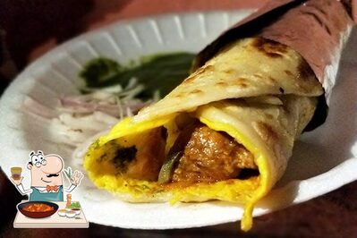 Food at Kathi Roll